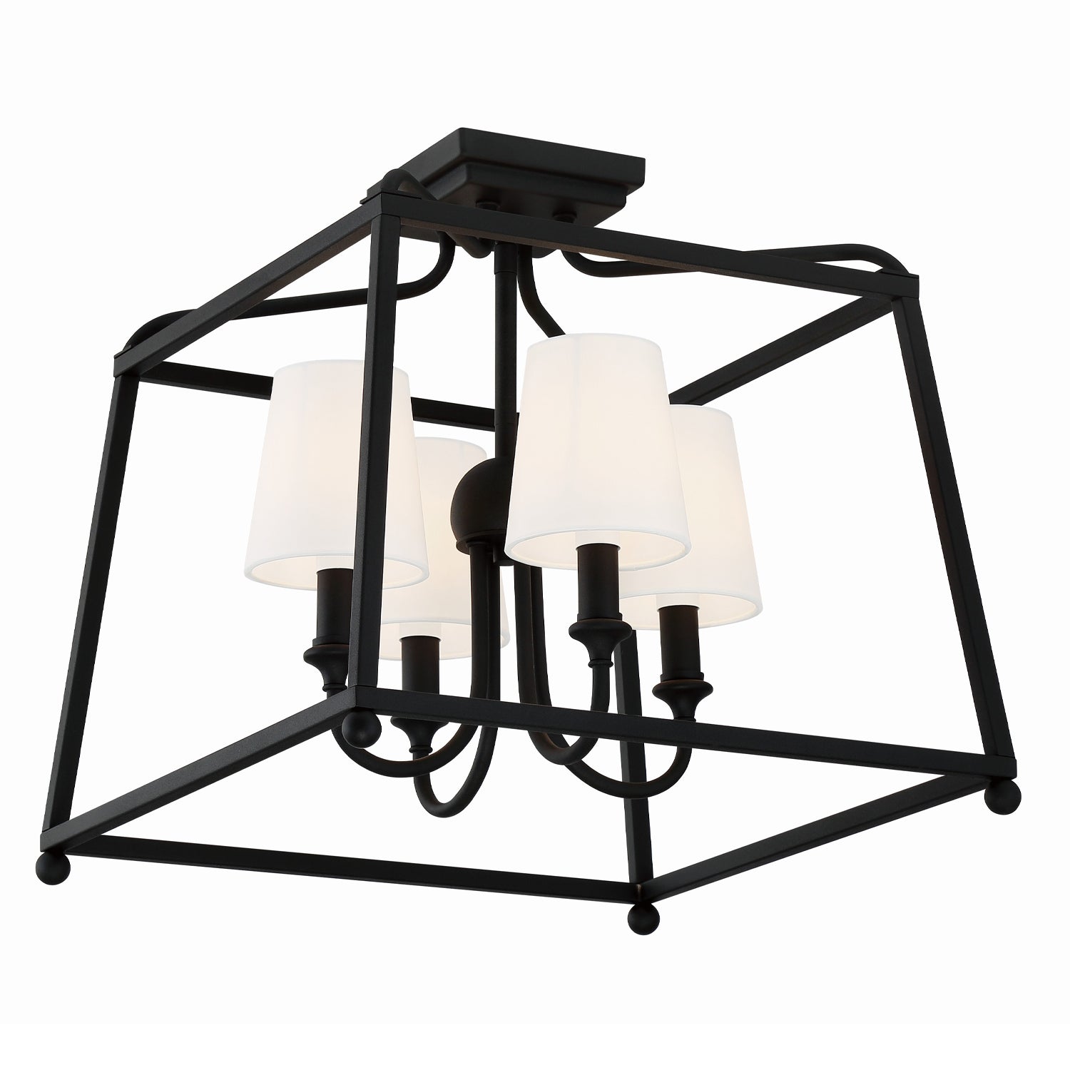 CRYSTORAMA, LIBBY LANGDON SYLVAN SEMI FLUSH MOUNT, FLUSH MOUNT CEILING LIGHTS