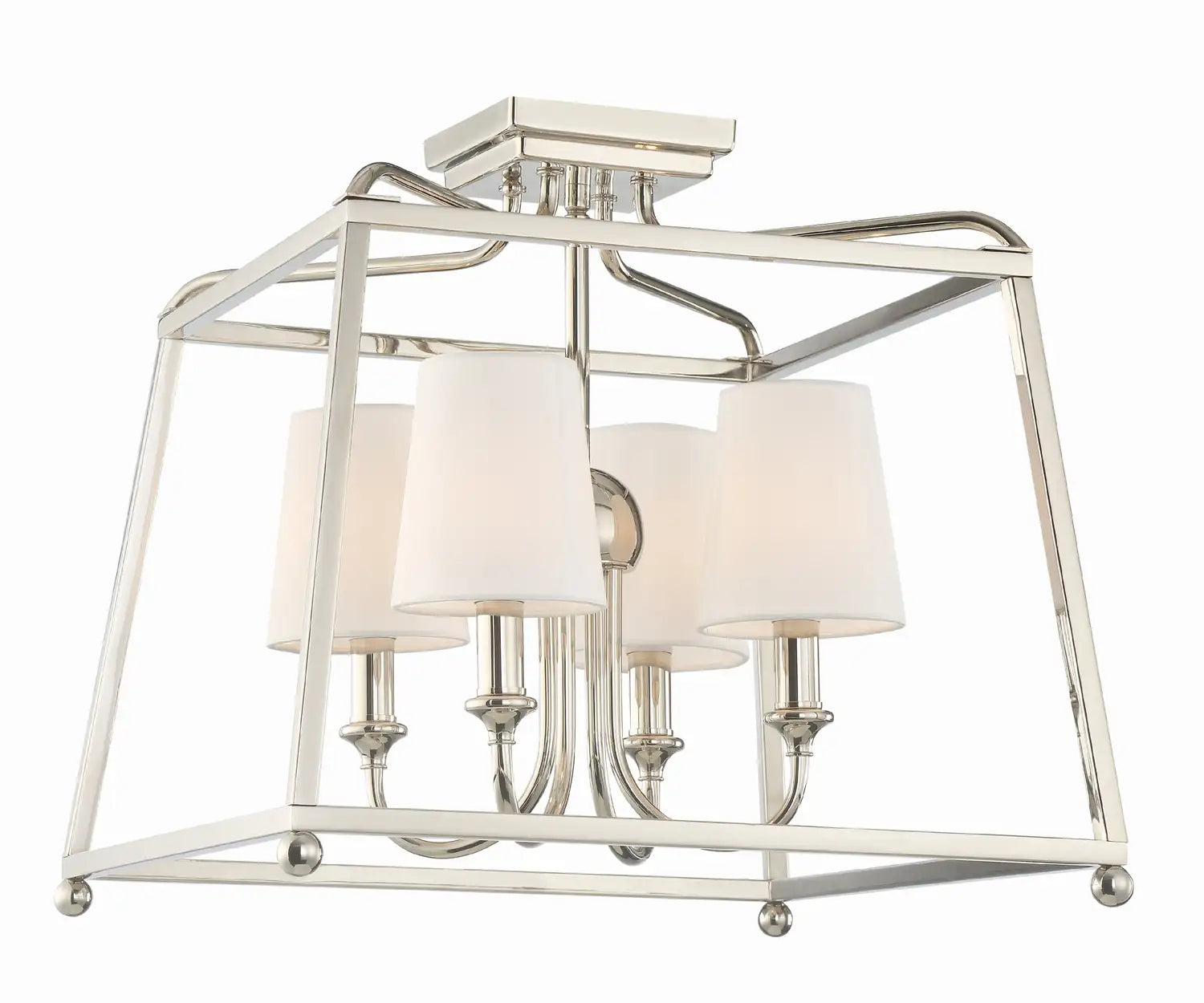 CRYSTORAMA, LIBBY LANGDON SYLVAN SEMI FLUSH MOUNT, FLUSH MOUNT CEILING LIGHTS