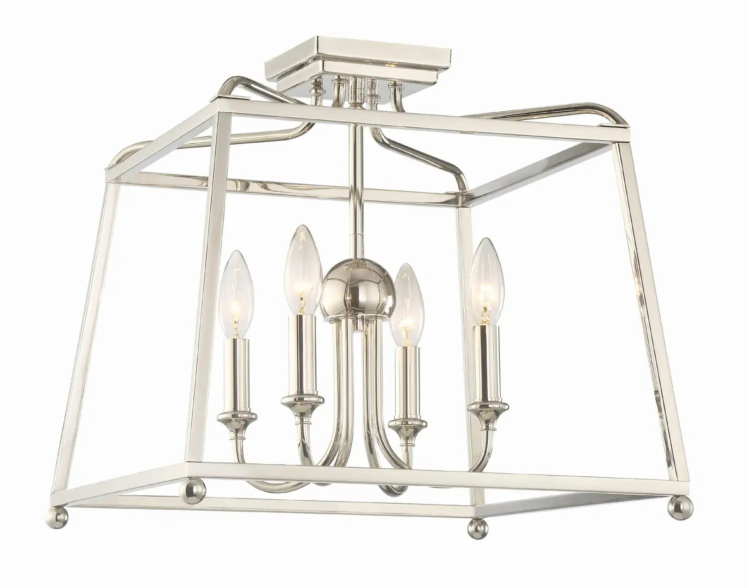 CRYSTORAMA, LIBBY LANGDON SYLVAN SEMI FLUSH MOUNT, FLUSH MOUNT CEILING LIGHTS