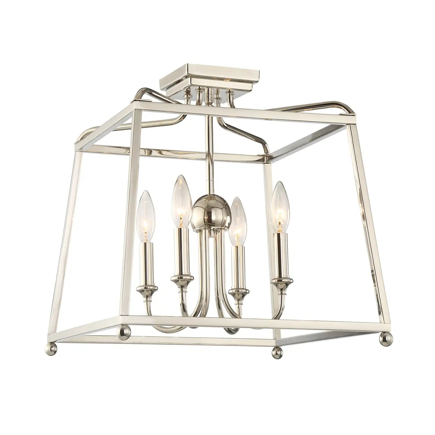 CRYSTORAMA, LIBBY LANGDON SYLVAN SEMI FLUSH MOUNT, FLUSH MOUNT CEILING LIGHTS