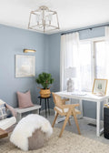 CRYSTORAMA, LIBBY LANGDON SYLVAN SEMI FLUSH MOUNT, FLUSH MOUNT CEILING LIGHTS
