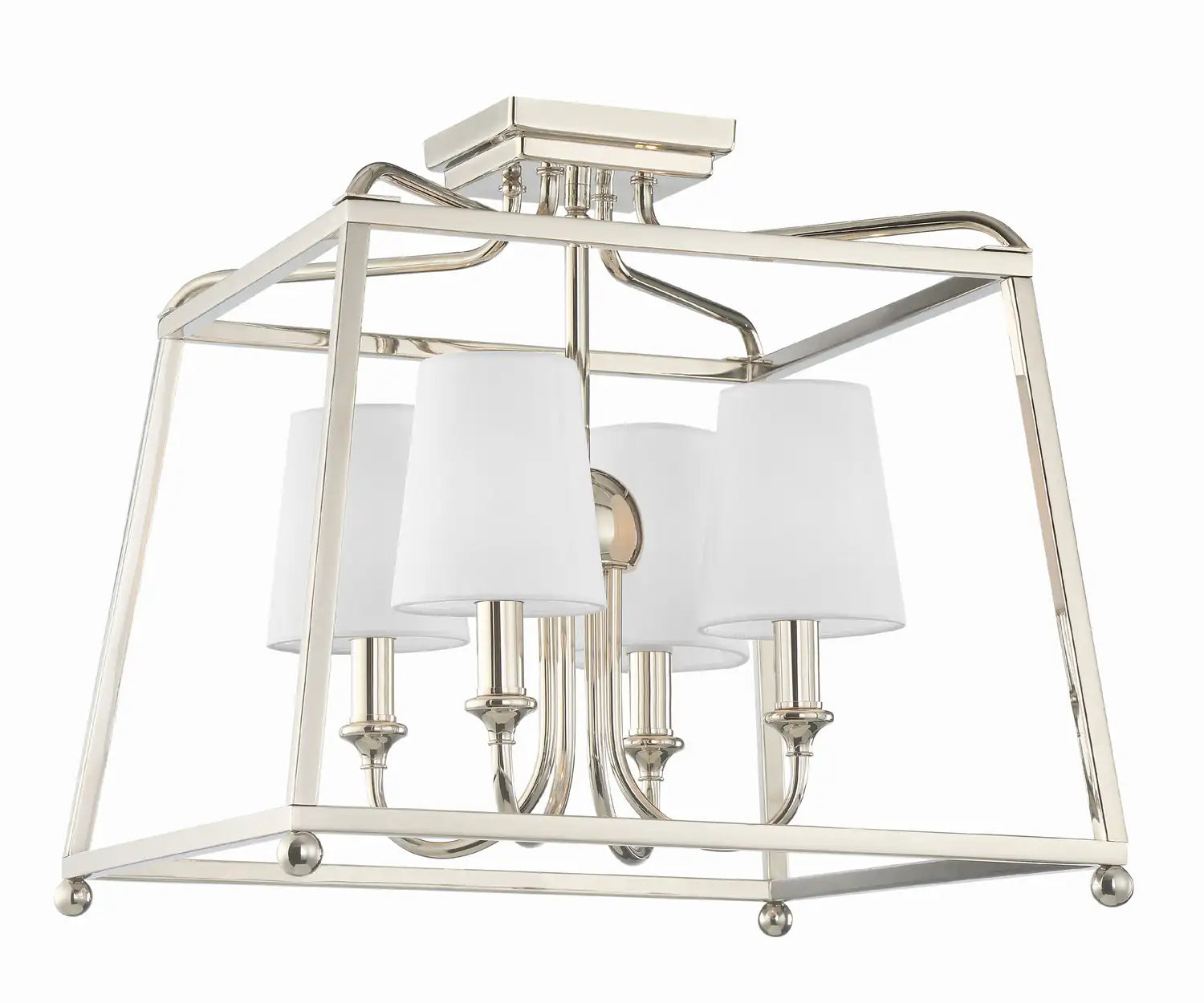 CRYSTORAMA, LIBBY LANGDON SYLVAN SEMI FLUSH MOUNT, FLUSH MOUNT CEILING LIGHTS
