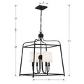 CRYSTORAMA, LIBBY LANGDON SYLVAN LANTERN CHANDELIER, CHANDELIER LIGHT