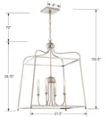 CRYSTORAMA, LIBBY LANGDON SYLVAN LANTERN CHANDELIER, CHANDELIER LIGHT