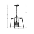 CRYSTORAMA, LIBBY LANGDON SYLVAN LANTERN CHANDELIER, CHANDELIER LIGHT