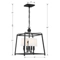 CRYSTORAMA, LIBBY LANGDON SYLVAN LANTERN CHANDELIER, CHANDELIER LIGHT