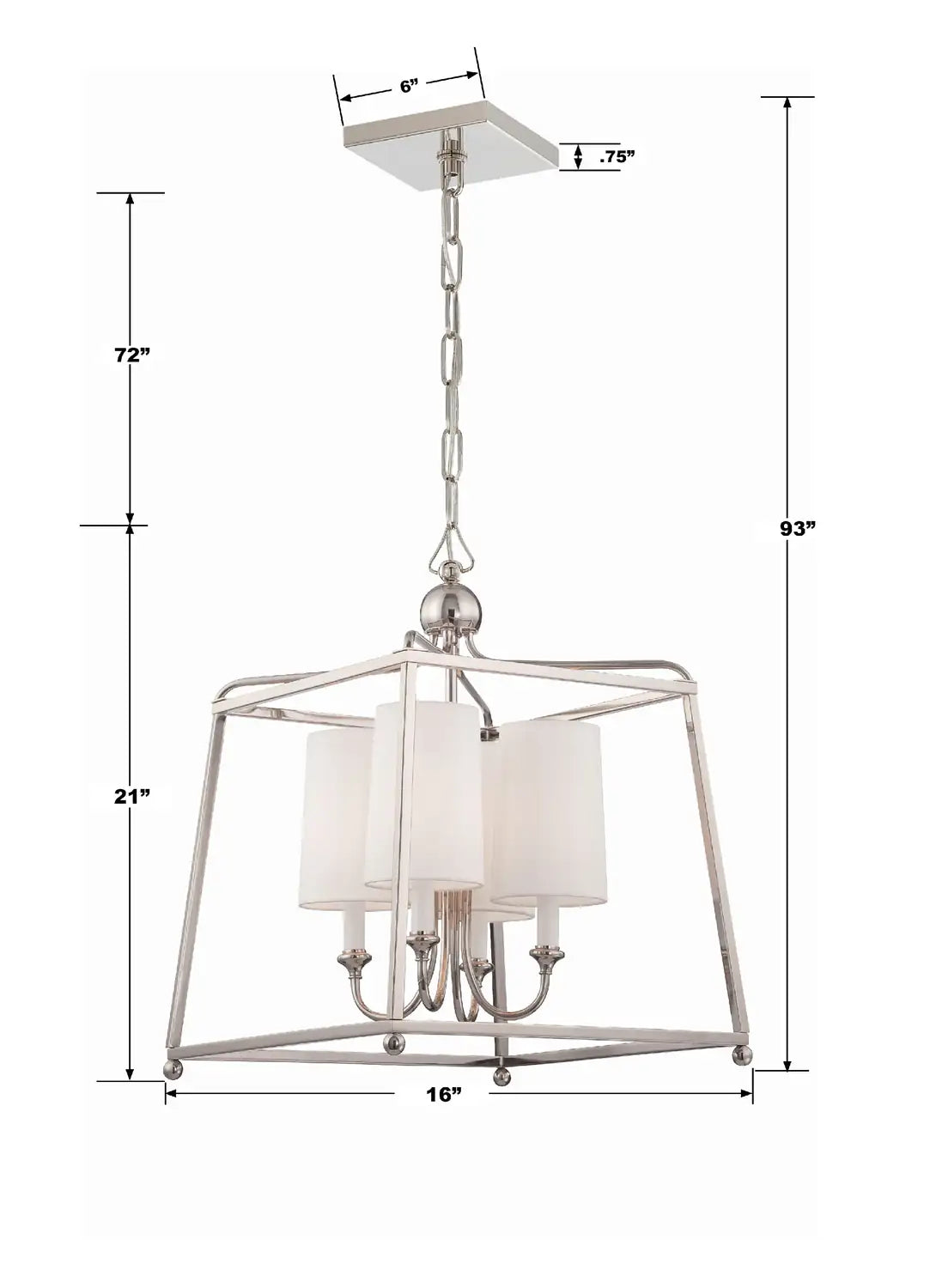 CRYSTORAMA, LIBBY LANGDON SYLVAN LANTERN CHANDELIER, CHANDELIER LIGHT