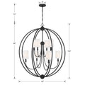 CRYSTORAMA, LIBBY LANGDON SYLVAN CHANDELIER, CHANDELIER LIGHT