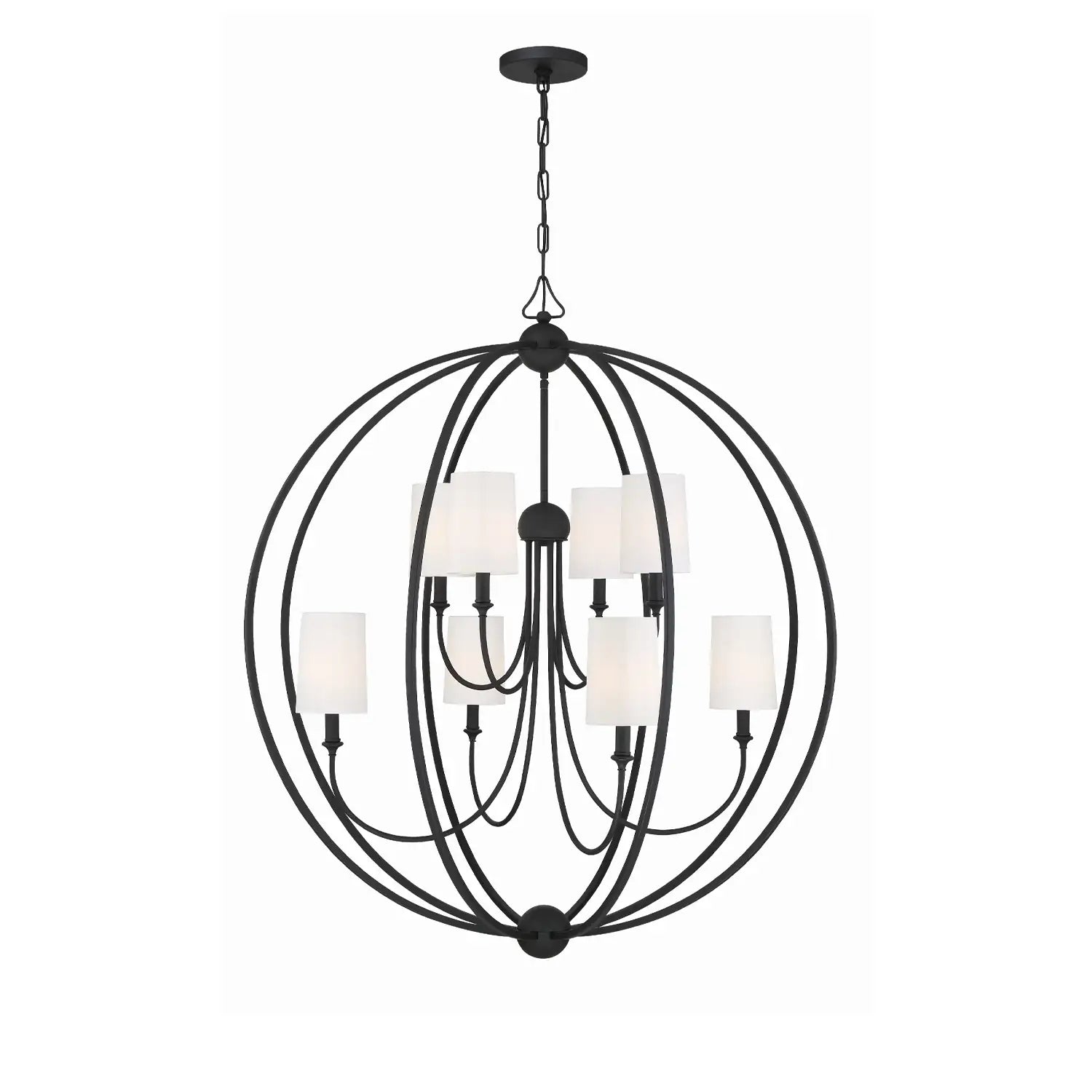 CRYSTORAMA, LIBBY LANGDON SYLVAN CHANDELIER, CHANDELIER LIGHT