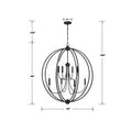 CRYSTORAMA, LIBBY LANGDON SYLVAN CHANDELIER, CHANDELIER LIGHT
