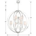 CRYSTORAMA, LIBBY LANGDON SYLVAN CHANDELIER, CHANDELIER LIGHT