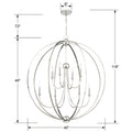 CRYSTORAMA, LIBBY LANGDON SYLVAN CHANDELIER, CHANDELIER LIGHT