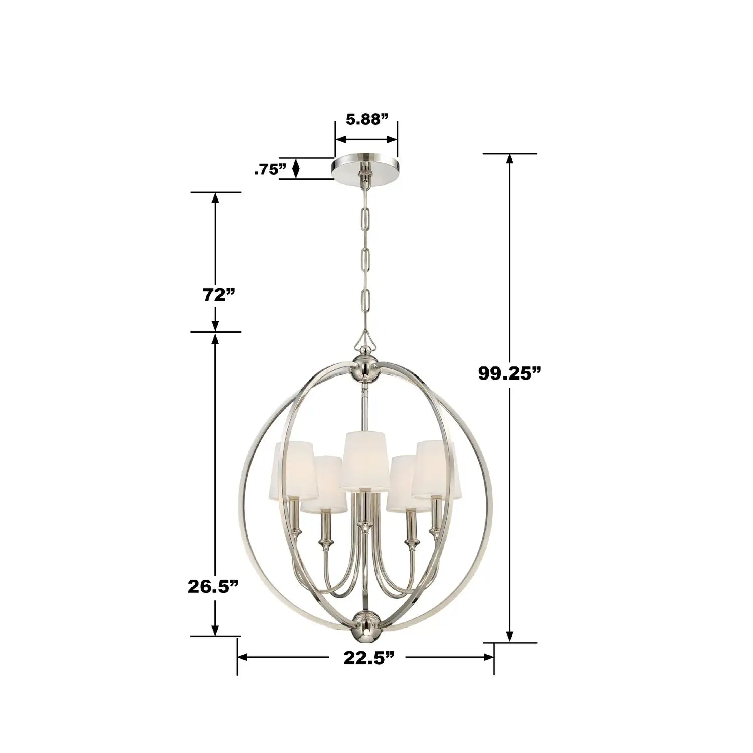 CRYSTORAMA, SYLVAN CHANDELIER, CHANDELIER LIGHT