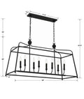 CRYSTORAMA, LIBBY LANGDON SYLVAN LINEAR CHANDELIER, CHANDELIER LIGHT
