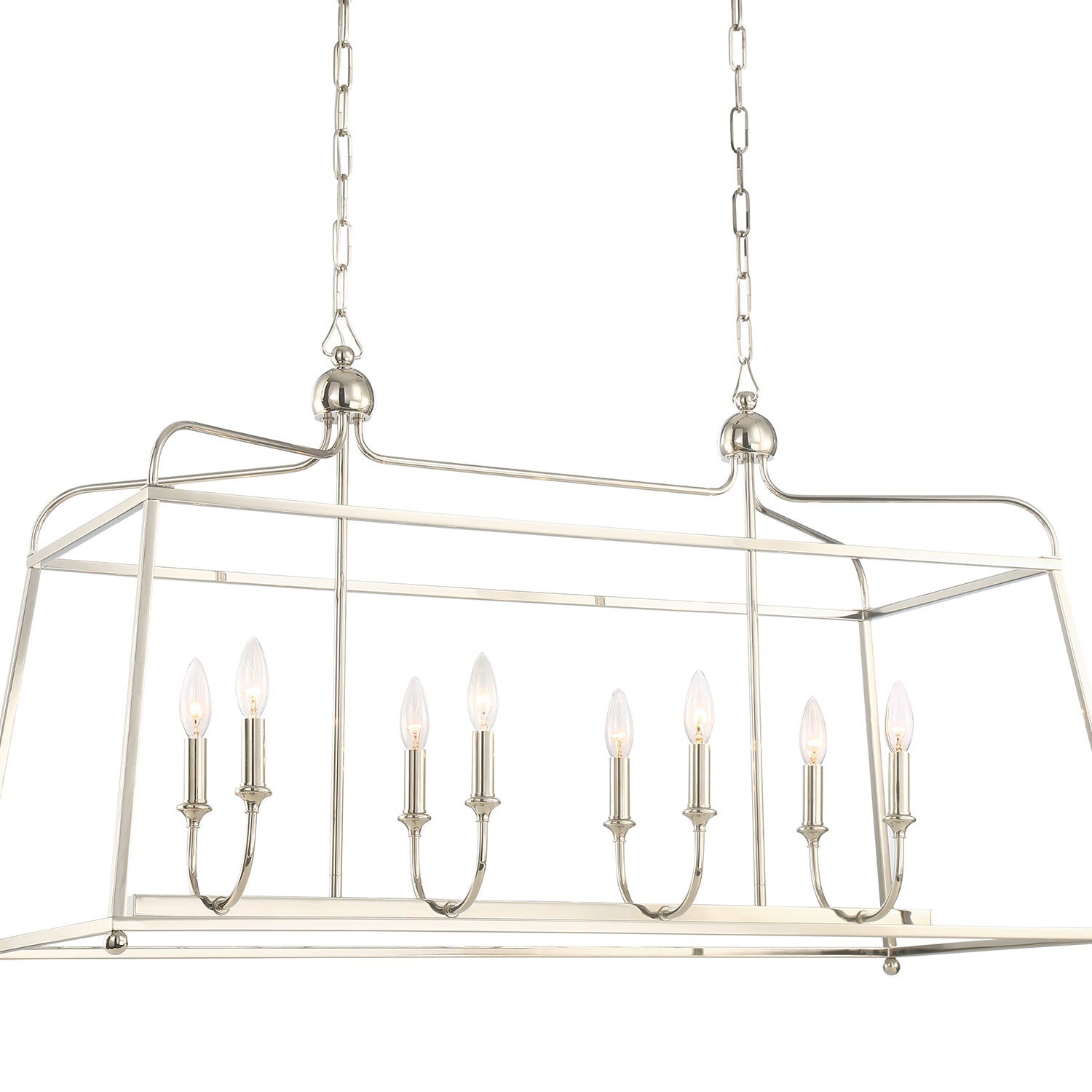 CRYSTORAMA, LIBBY LANGDON SYLVAN LINEAR CHANDELIER, CHANDELIER LIGHT