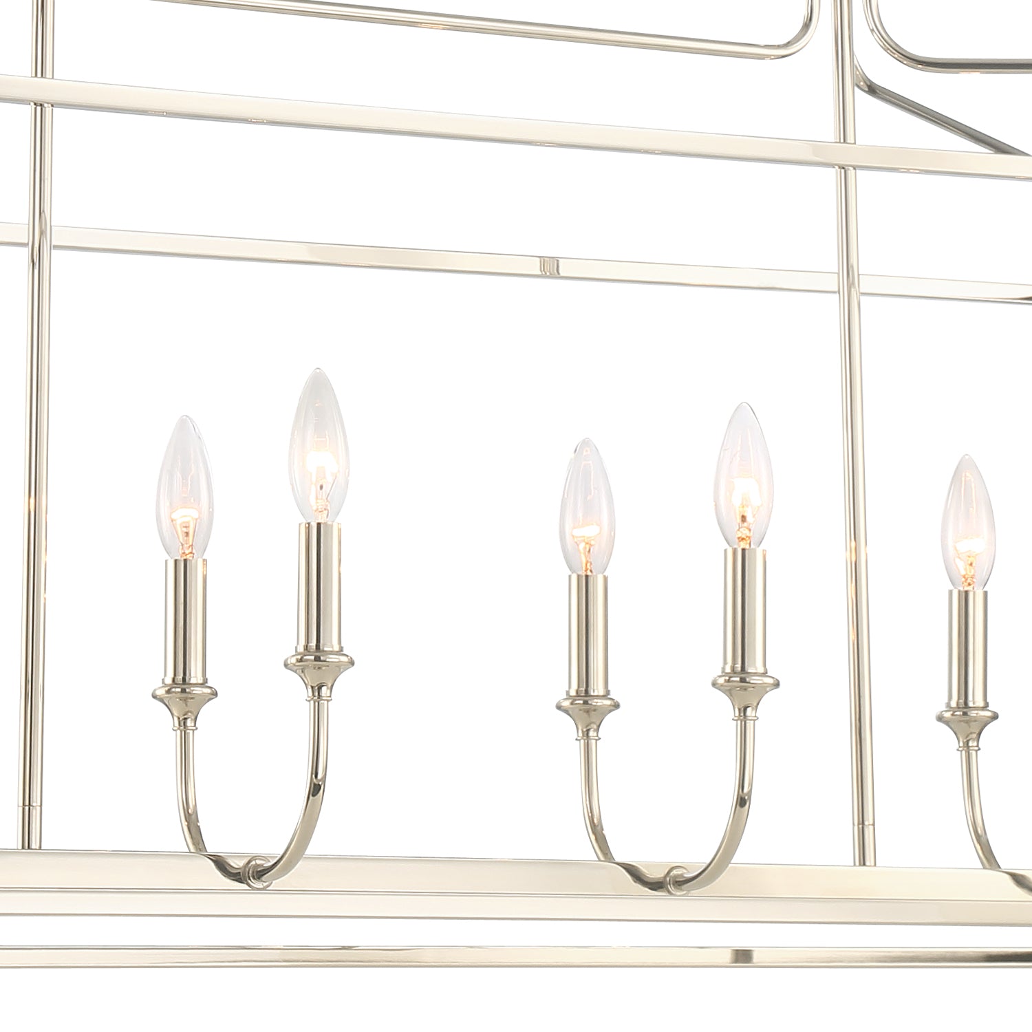 CRYSTORAMA, LIBBY LANGDON SYLVAN LINEAR CHANDELIER, CHANDELIER LIGHT