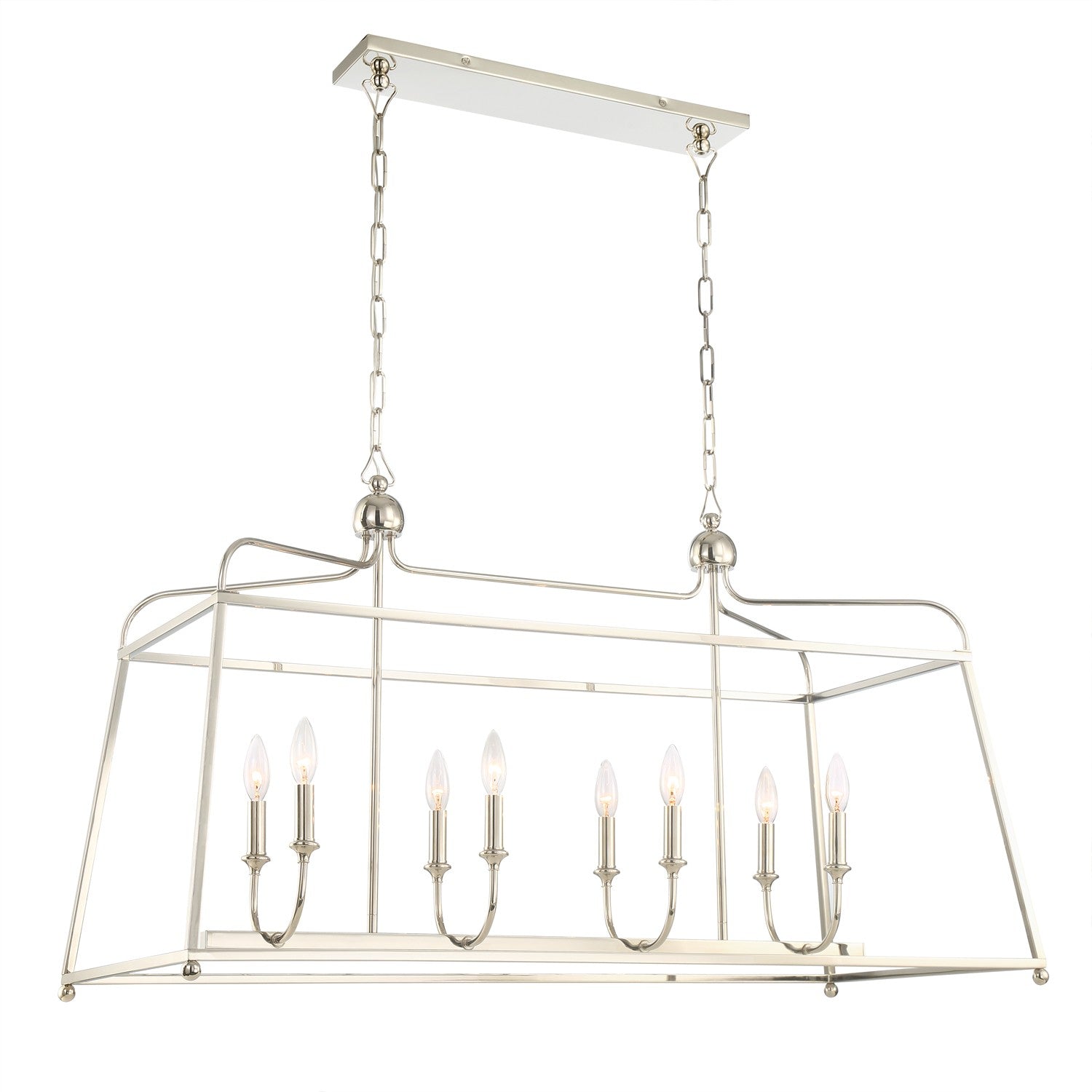 CRYSTORAMA, LIBBY LANGDON SYLVAN LINEAR CHANDELIER, CHANDELIER LIGHT