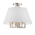 CRYSTORAMA, LIBBY LANGDON WESTWOOD SEMI FLUSH MOUNT, FLUSH MOUNT CEILING LIGHTS