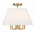 CRYSTORAMA, LIBBY LANGDON WESTWOOD SEMI FLUSH MOUNT, FLUSH MOUNT CEILING LIGHTS