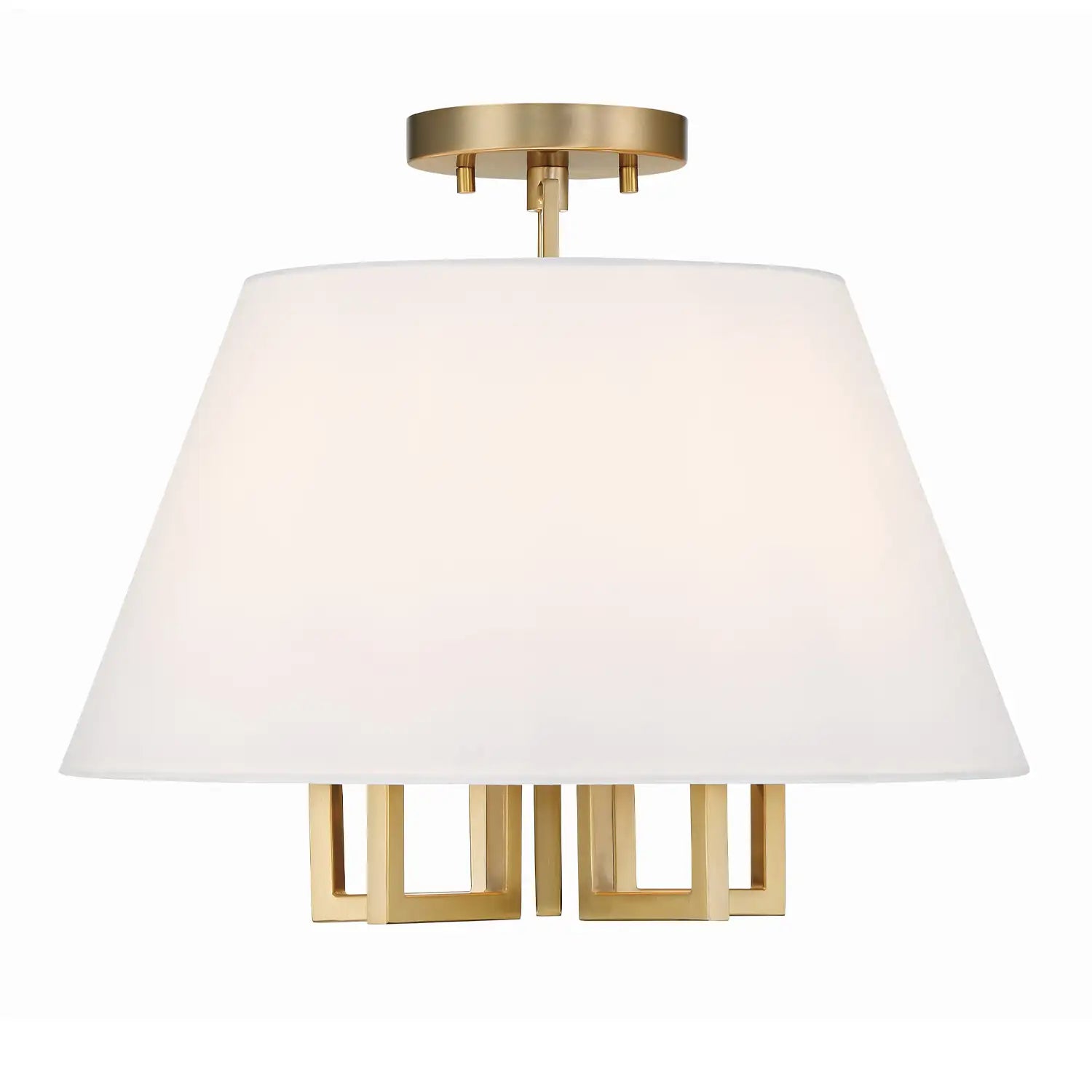 CRYSTORAMA, LIBBY LANGDON WESTWOOD SEMI FLUSH MOUNT, FLUSH MOUNT CEILING LIGHTS