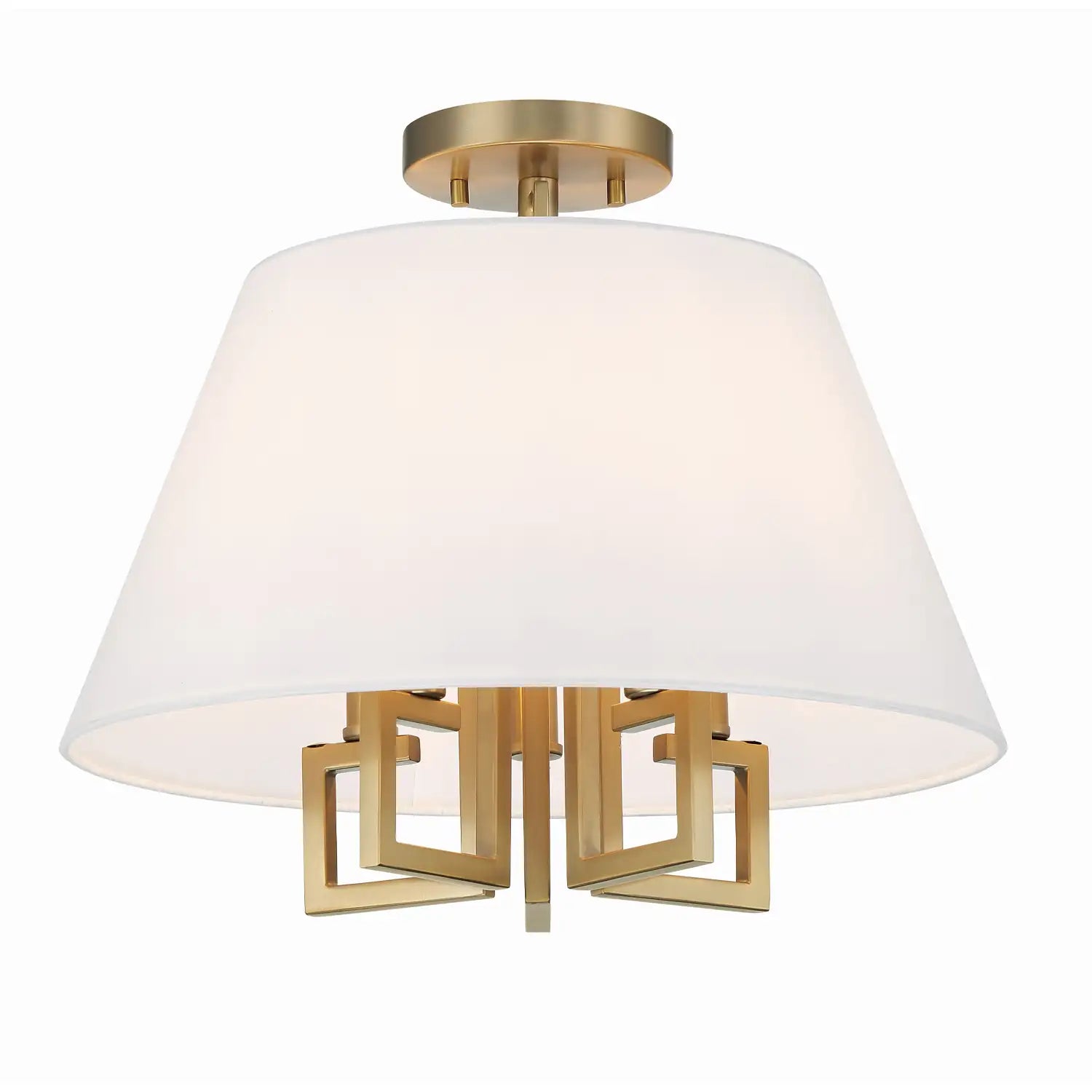 CRYSTORAMA, LIBBY LANGDON WESTWOOD SEMI FLUSH MOUNT, FLUSH MOUNT CEILING LIGHTS