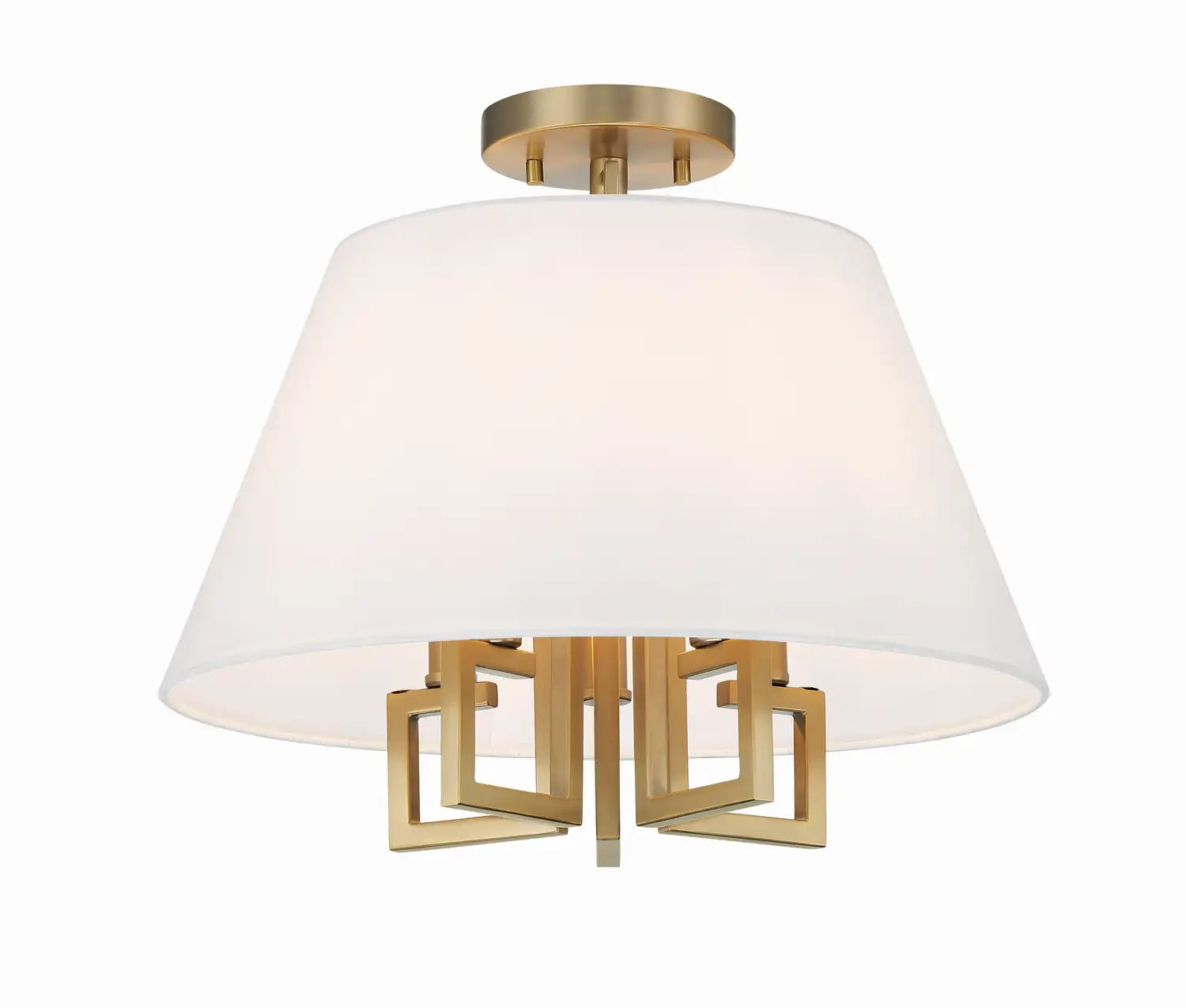 CRYSTORAMA, LIBBY LANGDON WESTWOOD SEMI FLUSH MOUNT, FLUSH MOUNT CEILING LIGHTS