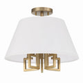 CRYSTORAMA, LIBBY LANGDON WESTWOOD SEMI FLUSH MOUNT, FLUSH MOUNT CEILING LIGHTS