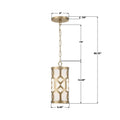 CRYSTORAMA, LIBBY LANGDON JENNINGS PENDANT, PENDANT LIGHT