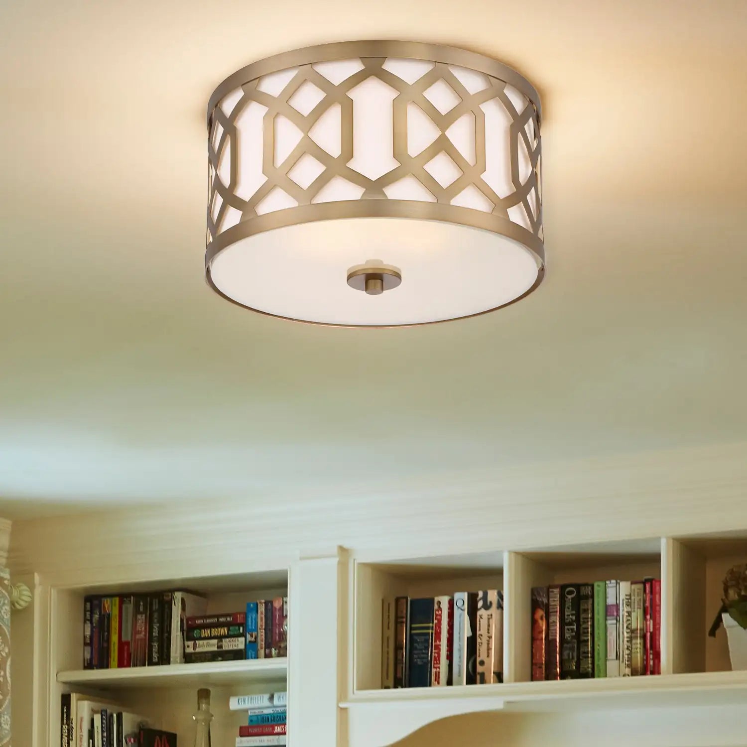 CRYSTORAMA, LIBBY LANGDON JENNINGS FLUSH MOUNT, FLUSH MOUNT CEILING LIGHTS