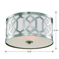 CRYSTORAMA, JENNINGS FLUSH MOUNT, FLUSH MOUNT CEILING LIGHTS