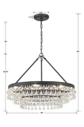 CRYSTORAMA, CALYPSO CHANDELIER, CHANDELIER LIGHT