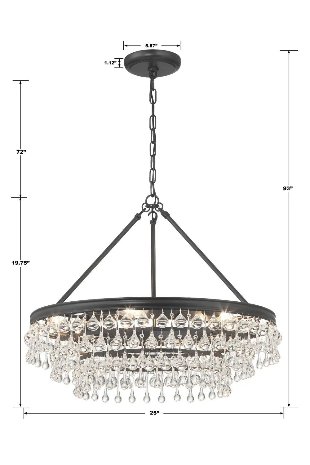 CRYSTORAMA, CALYPSO CHANDELIER, CHANDELIER LIGHT