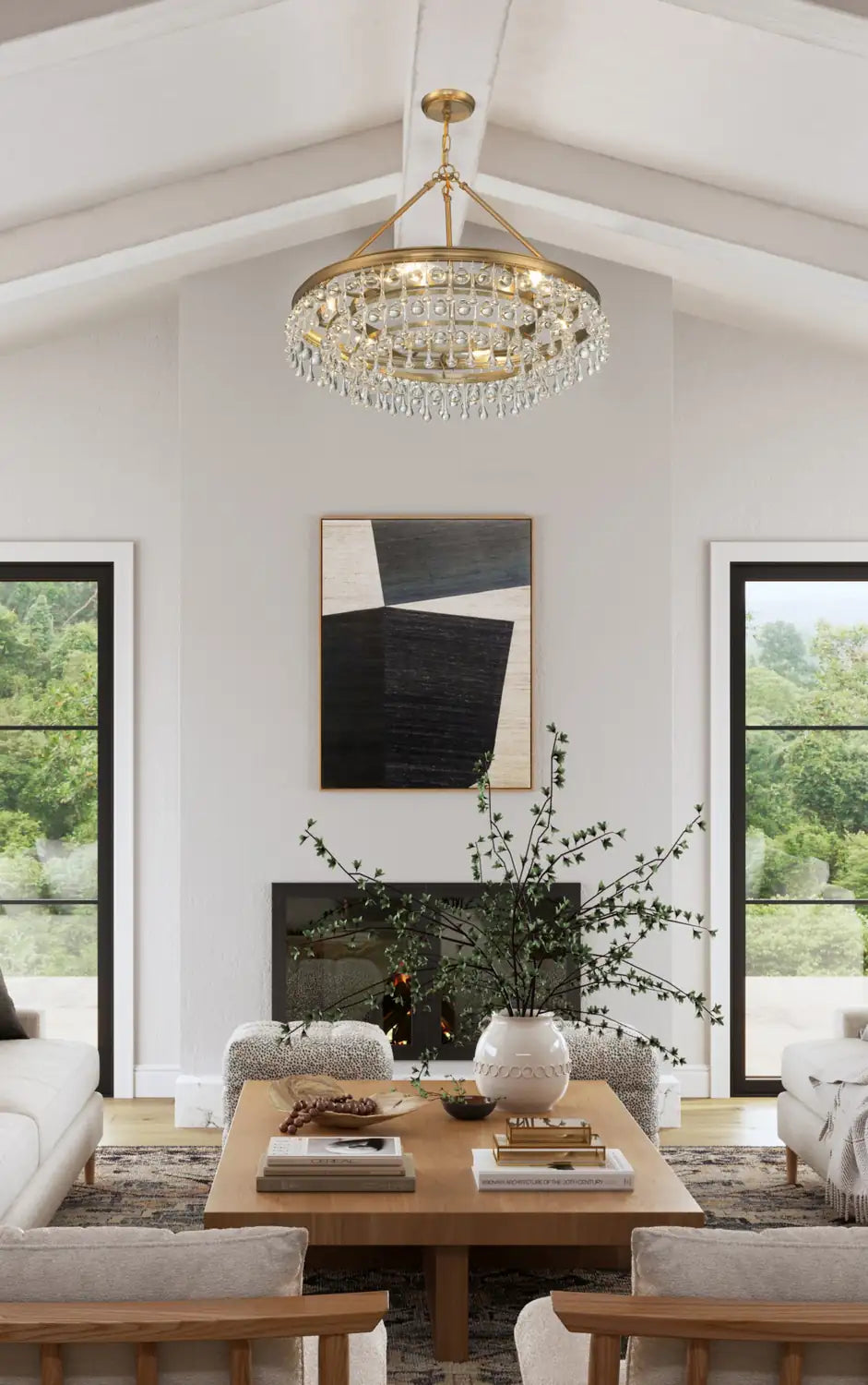 CRYSTORAMA, CALYPSO CHANDELIER, CHANDELIER LIGHT