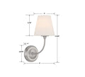 CRYSTORAMA, LIBBY LANGDON SYLVAN SCONCE, WALL SCONCES