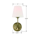 CRYSTORAMA, LIBBY LANGDON SYLVAN SCONCE, WALL SCONCES