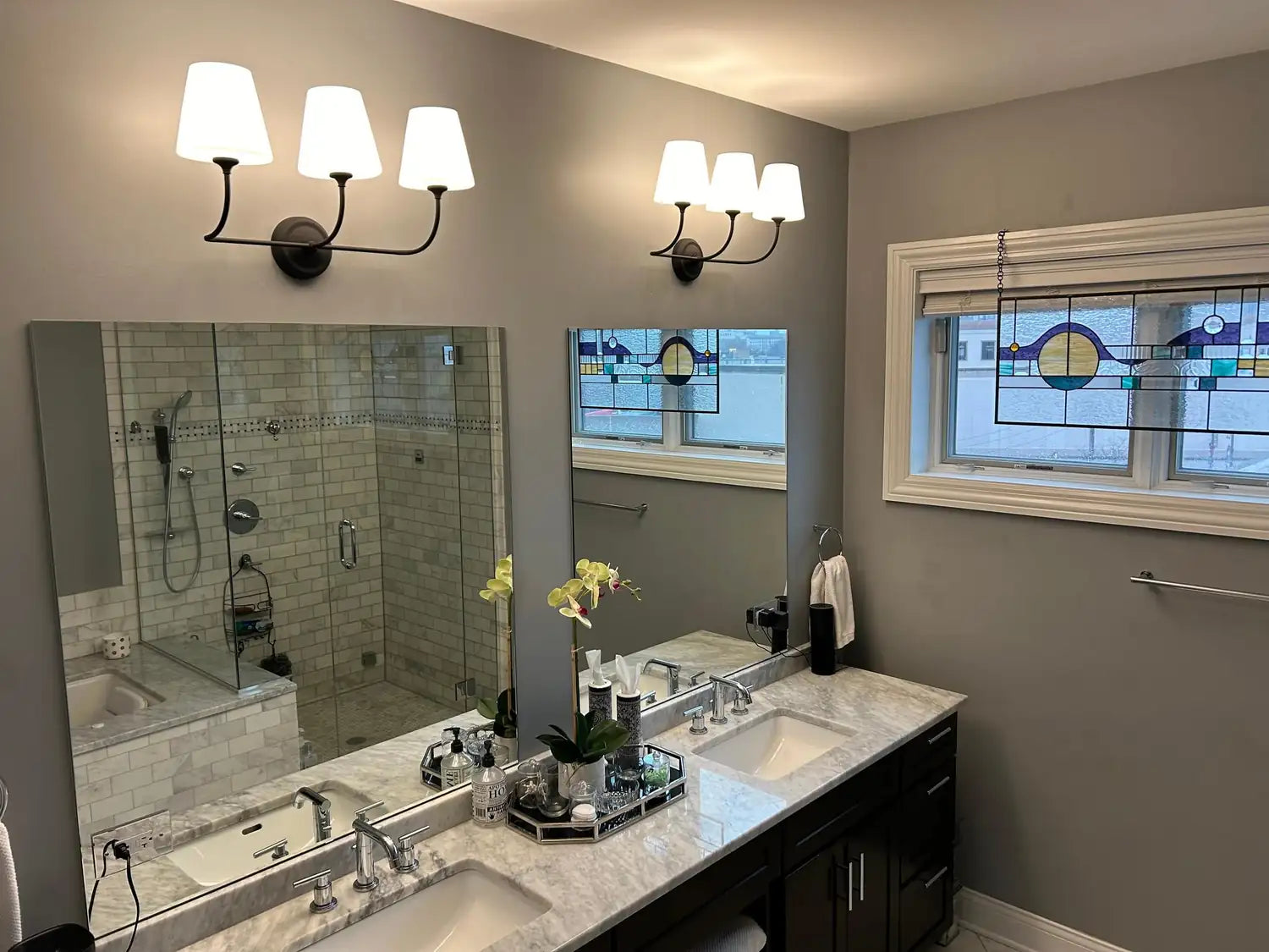 CRYSTORAMA, LIBBY LANGDON SYLVAN BATHROOM VANITY, VANITY LIGHT