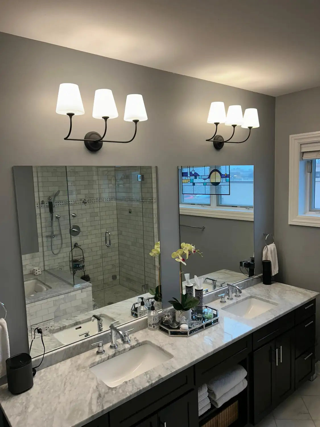 CRYSTORAMA, LIBBY LANGDON SYLVAN BATHROOM VANITY, VANITY LIGHT