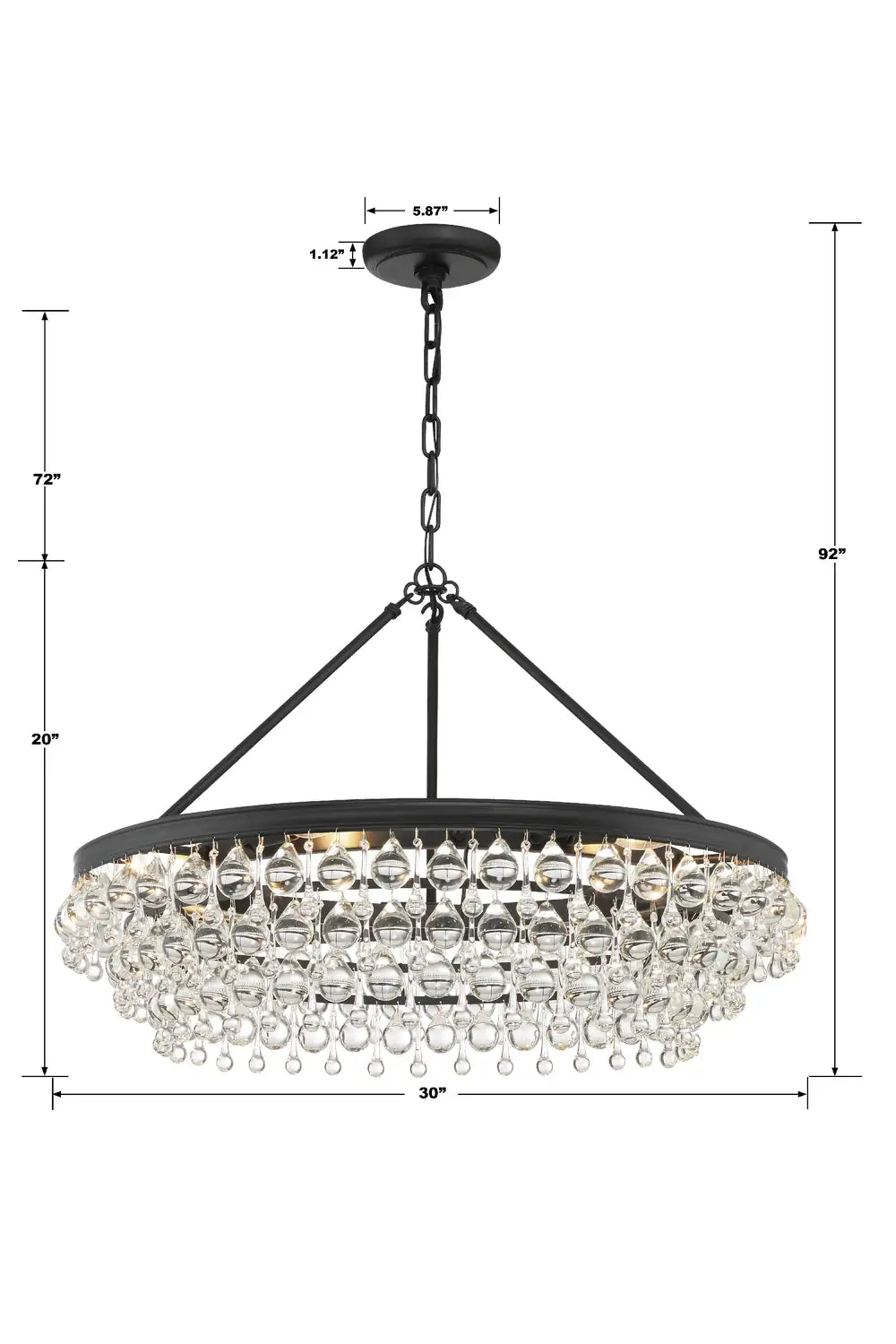 CRYSTORAMA, CALYPSO CHANDELIER, CHANDELIER LIGHT
