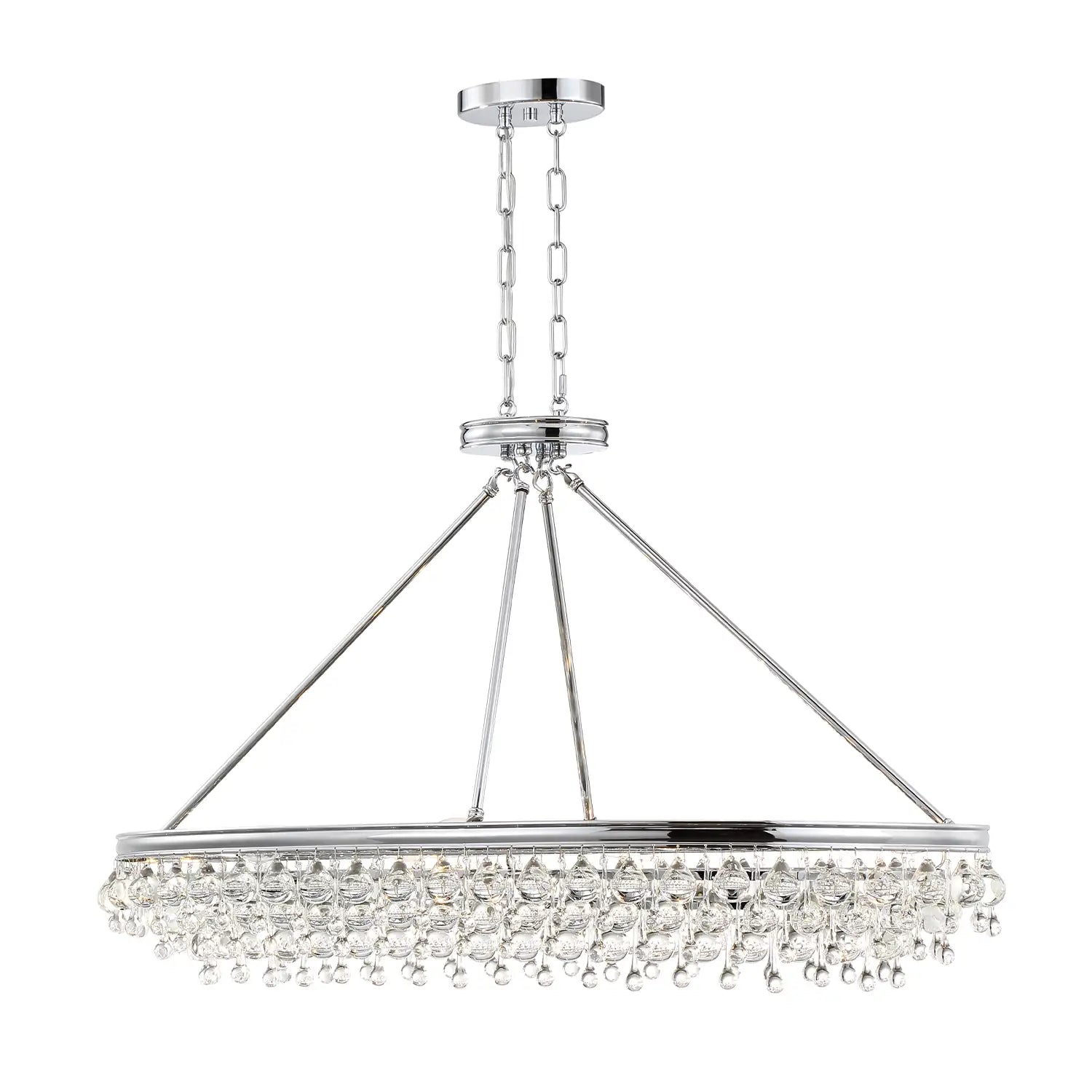 CRYSTORAMA, CALYPSO OVAL CHANDELIER, CHANDELIER LIGHT