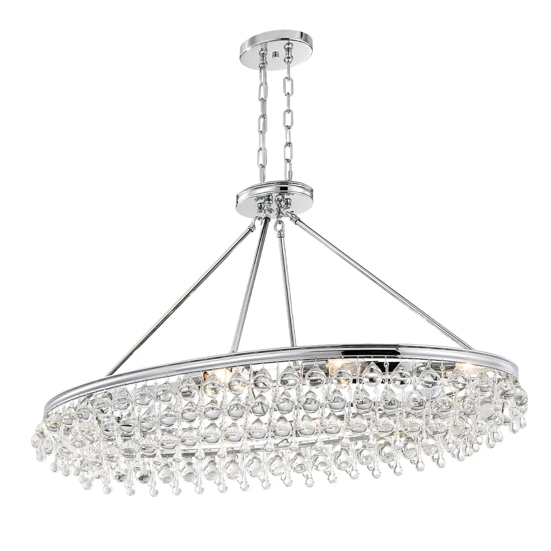 CRYSTORAMA, CALYPSO OVAL CHANDELIER, CHANDELIER LIGHT