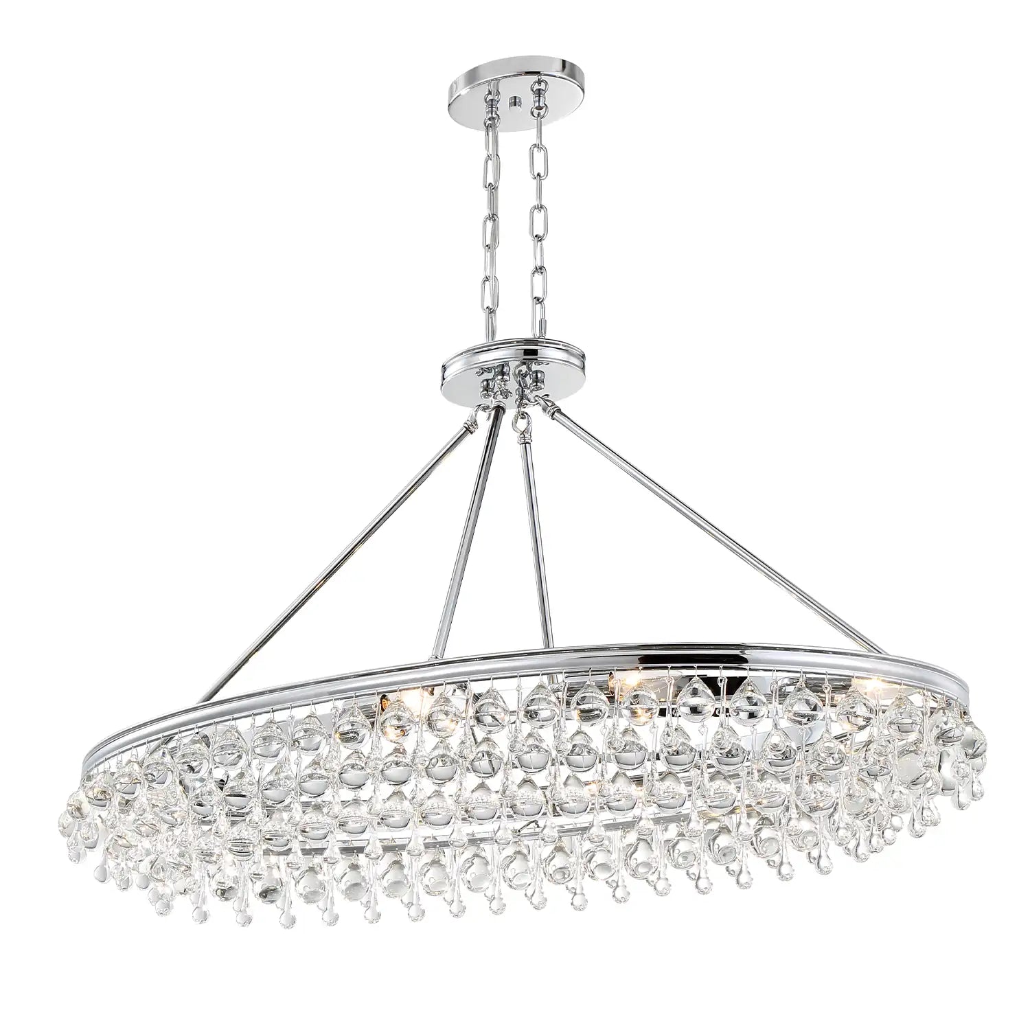 CRYSTORAMA, CALYPSO OVAL CHANDELIER, CHANDELIER LIGHT