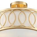 CRYSTORAMA, LIBBY LANGDON GRAHAM SEMI FLUSH MOUNT, FLUSH MOUNT CEILING LIGHTS