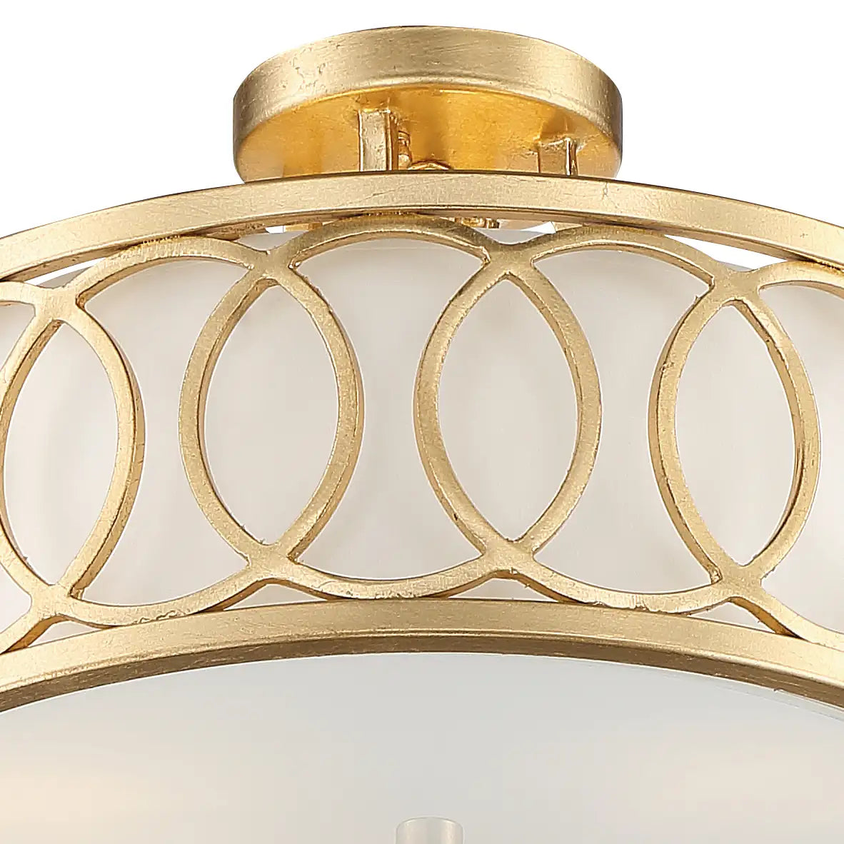 CRYSTORAMA, LIBBY LANGDON GRAHAM SEMI FLUSH MOUNT, FLUSH MOUNT CEILING LIGHTS