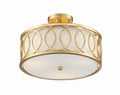 CRYSTORAMA, LIBBY LANGDON GRAHAM SEMI FLUSH MOUNT, FLUSH MOUNT CEILING LIGHTS