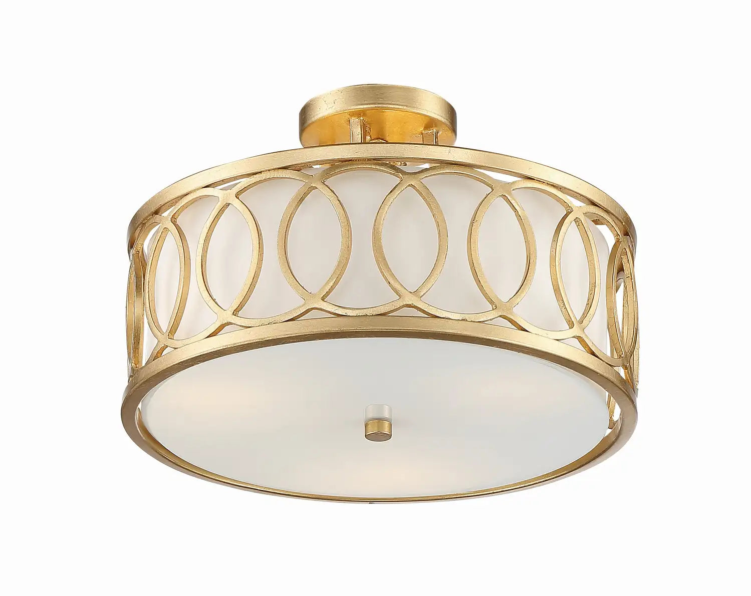 CRYSTORAMA, LIBBY LANGDON GRAHAM SEMI FLUSH MOUNT, FLUSH MOUNT CEILING LIGHTS