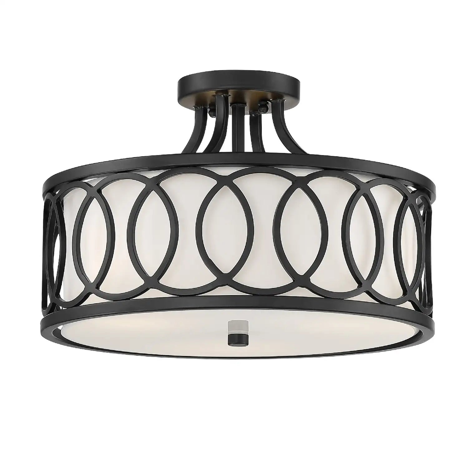 CRYSTORAMA, LIBBY LANGDON GRAHAM SEMI FLUSH MOUNT, FLUSH MOUNT CEILING LIGHTS