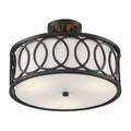 CRYSTORAMA, LIBBY LANGDON GRAHAM SEMI FLUSH MOUNT, FLUSH MOUNT CEILING LIGHTS