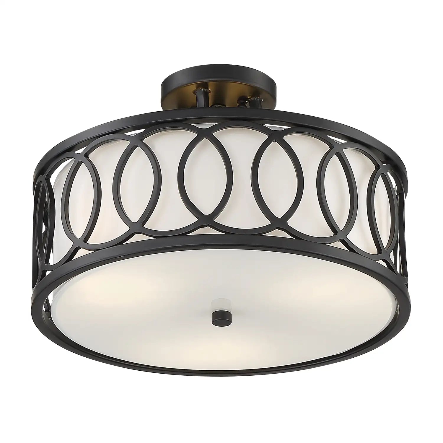 CRYSTORAMA, LIBBY LANGDON GRAHAM SEMI FLUSH MOUNT, FLUSH MOUNT CEILING LIGHTS
