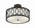 CRYSTORAMA, LIBBY LANGDON GRAHAM SEMI FLUSH MOUNT, FLUSH MOUNT CEILING LIGHTS