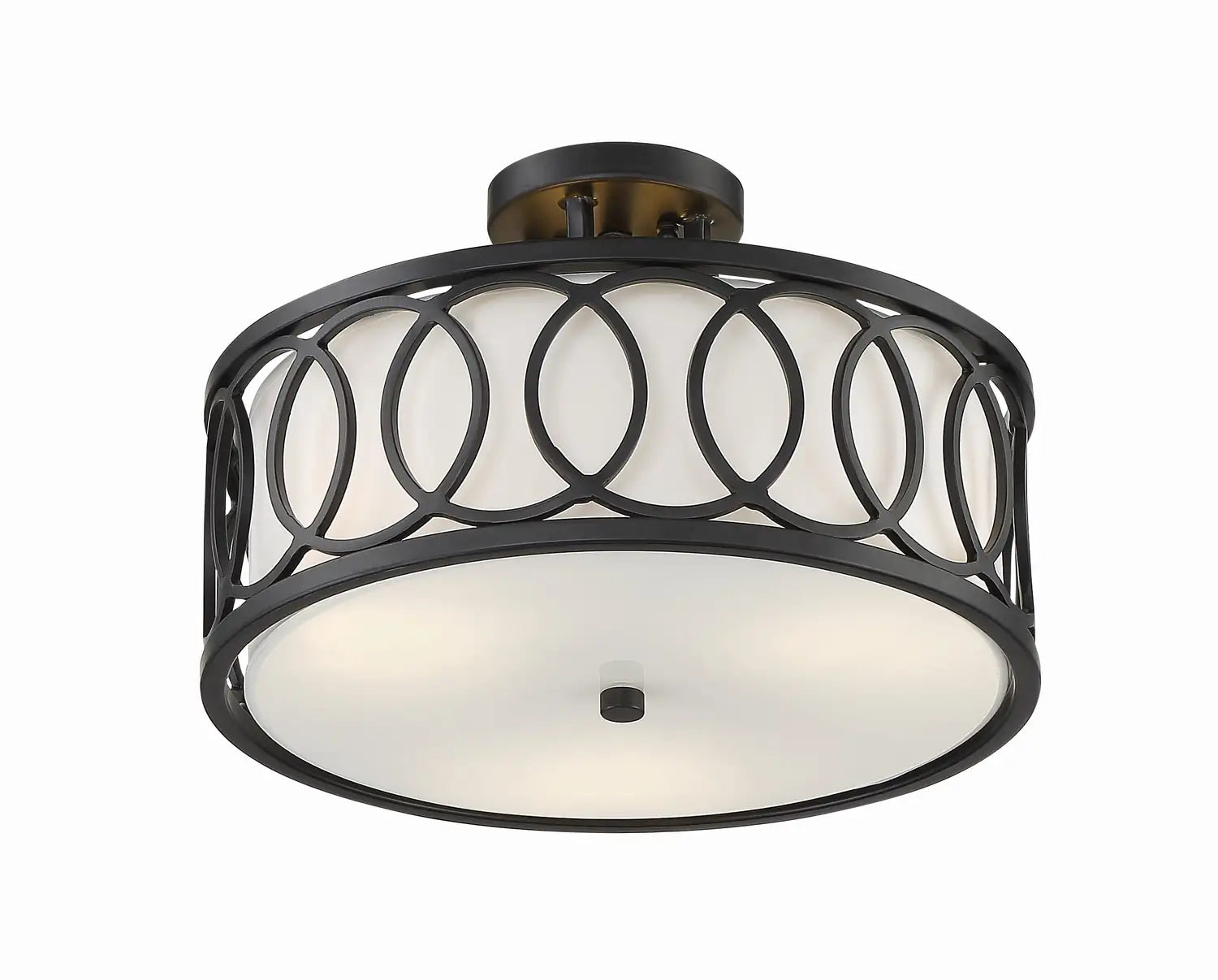 CRYSTORAMA, LIBBY LANGDON GRAHAM SEMI FLUSH MOUNT, FLUSH MOUNT CEILING LIGHTS